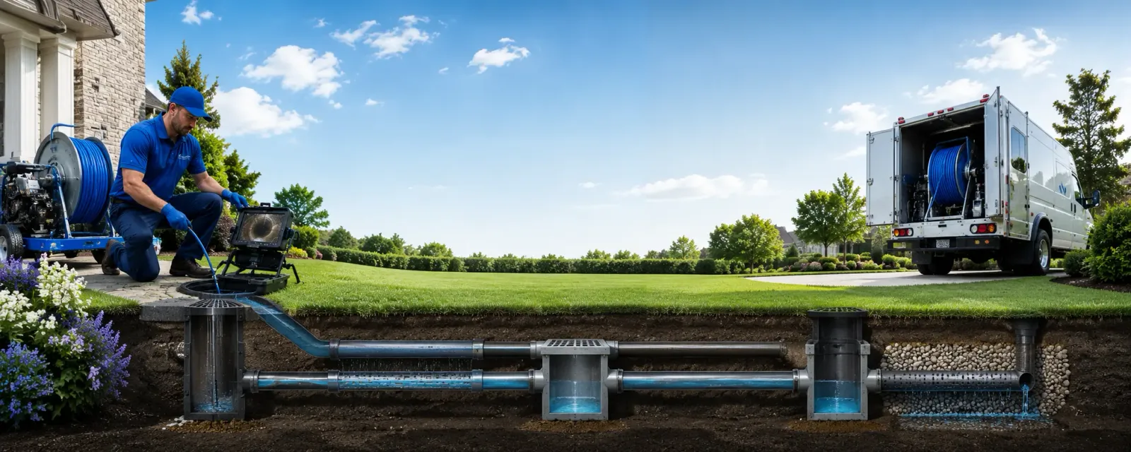 Outdoor drain cleaning information for March Air Reserve Base, CA